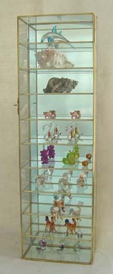 Wide Matchbox car display cabinet